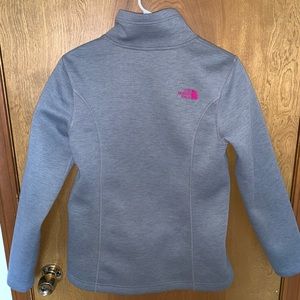 Grey and Pink North Face